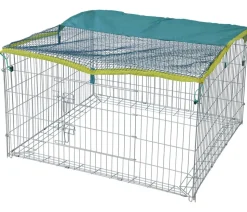 KERBL Freilaufgehege mit Ausbruchsperre, ca. B115/H65/T115 cm