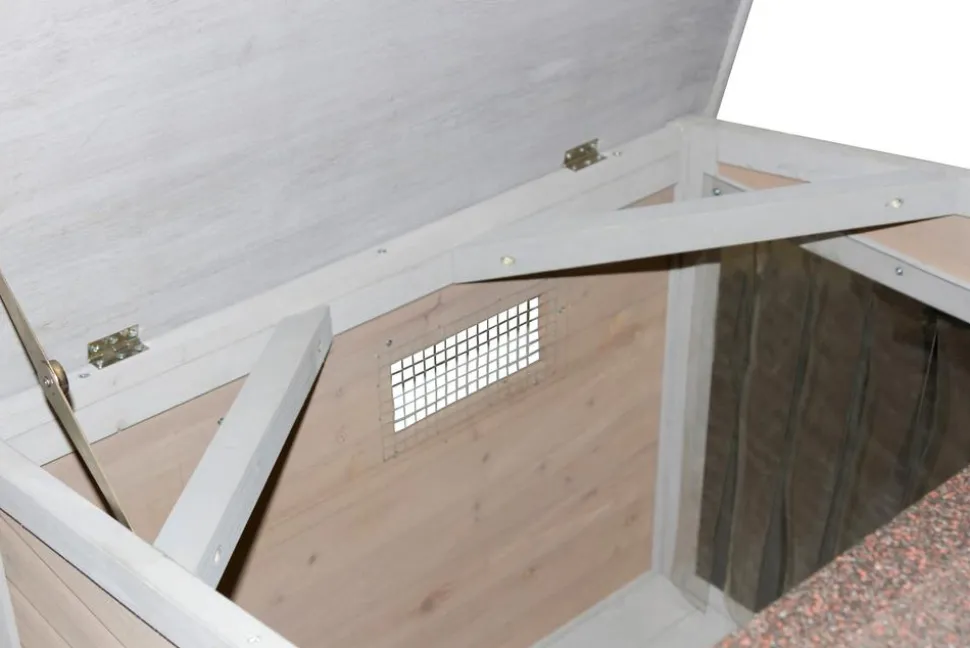 KERBL Hundehütte Overview, ca. B134/H82/T98 cm