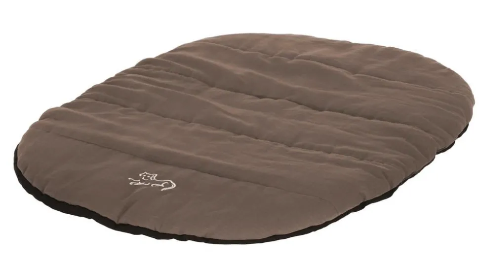 KERBL Reisekissen Traveller, oval, braun, ca. B85/H3/T65 cm