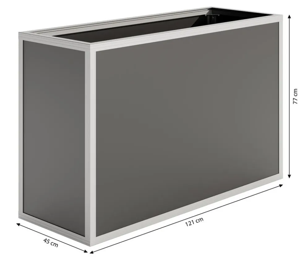 KGT Alu-Hochbeet 130, ca. B121/H77/T45 cm