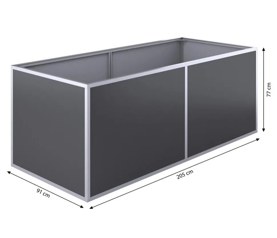KGT Aluminium-Hochbeet, 91er