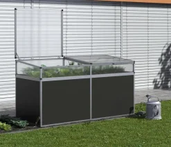 KGT Frühbeetaufsatz für Hochbeet 210, silber