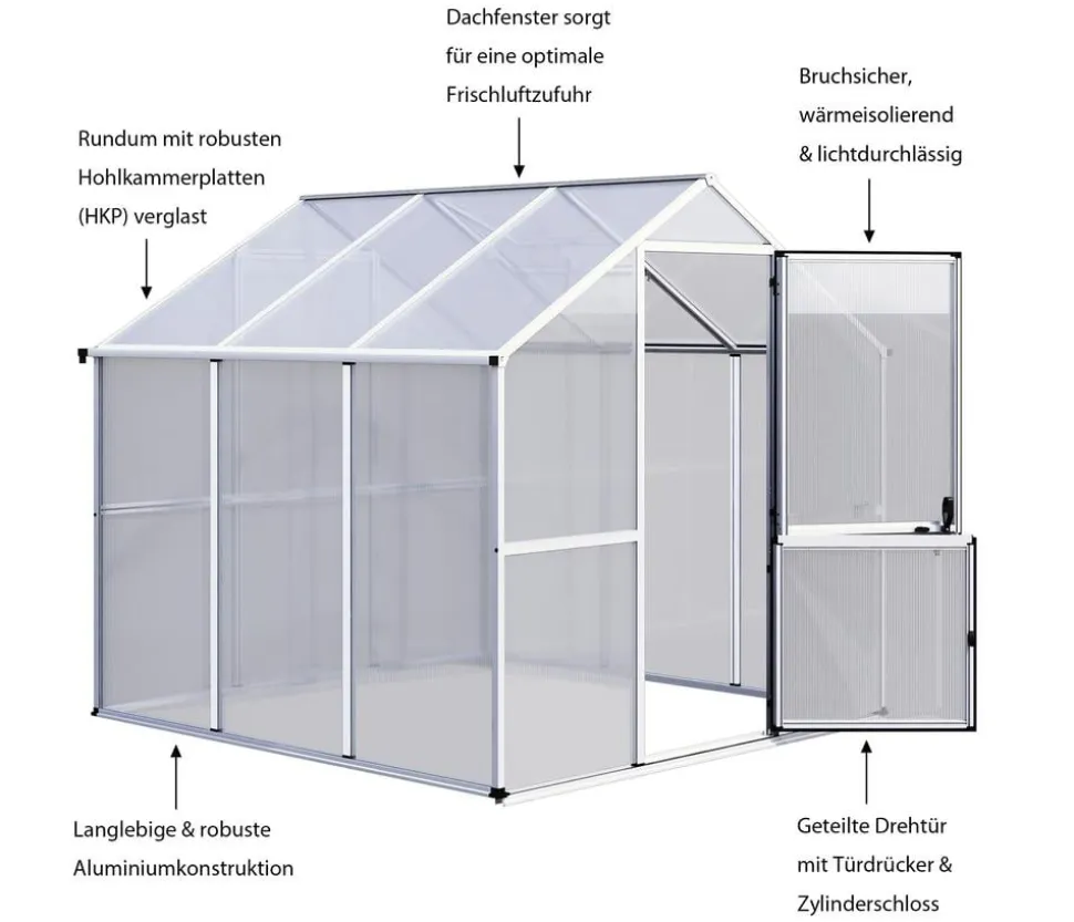 KGT Gewächshaus Callas