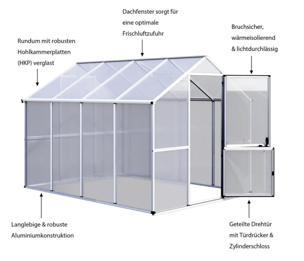 KGT Gewächshaus Callas