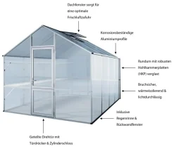 KGT Gewächshaus Lilie IV