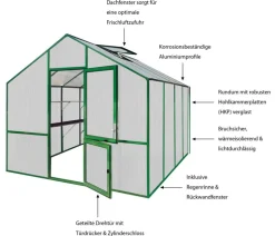 KGT Gewächshaus Lilie IV