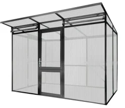 KGT Gewächshaus Linea II, ca. B297/H215/T254 cm