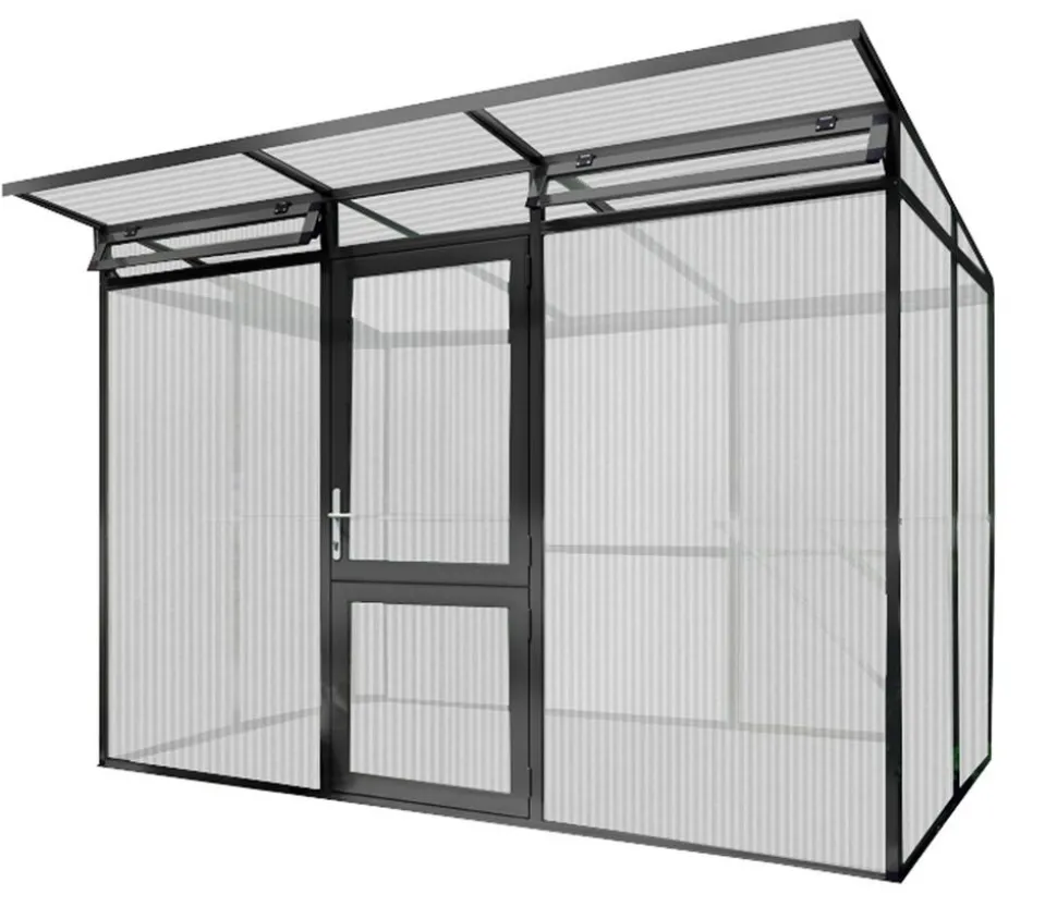 KGT Gewächshaus Linea II, ca. B297/H215/T254 cm