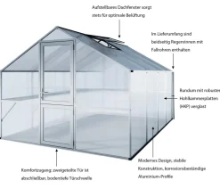 KGT Gewächshaus Orchidee IV