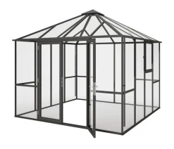 KGT Gewächshaus-Pavillon PaviLux 3 x 3 m ESG, ca. B300/H288/T300 cm