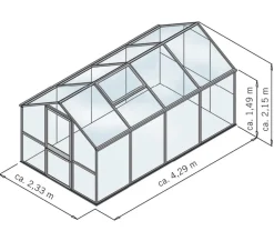 KGT Gewächshaus Rose IV
