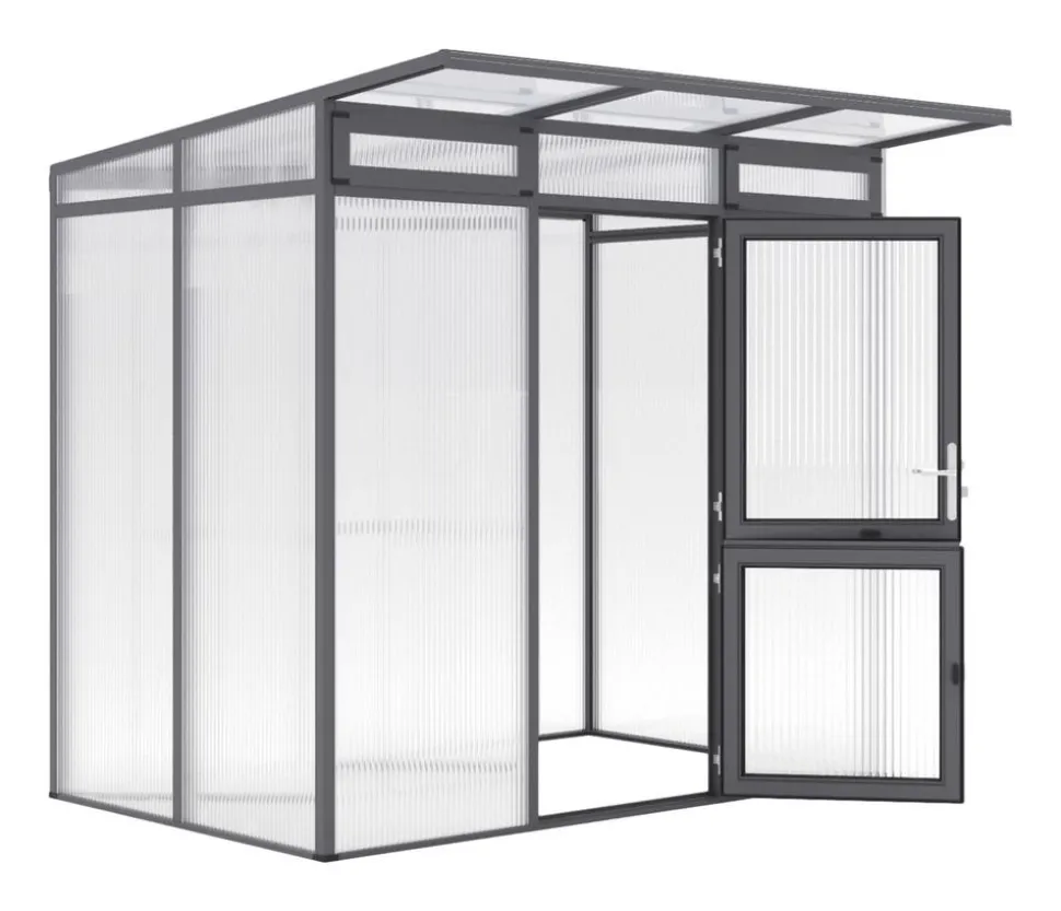 KGT Gewächshaus Santini Small, ca. B233/H215/T150 cm