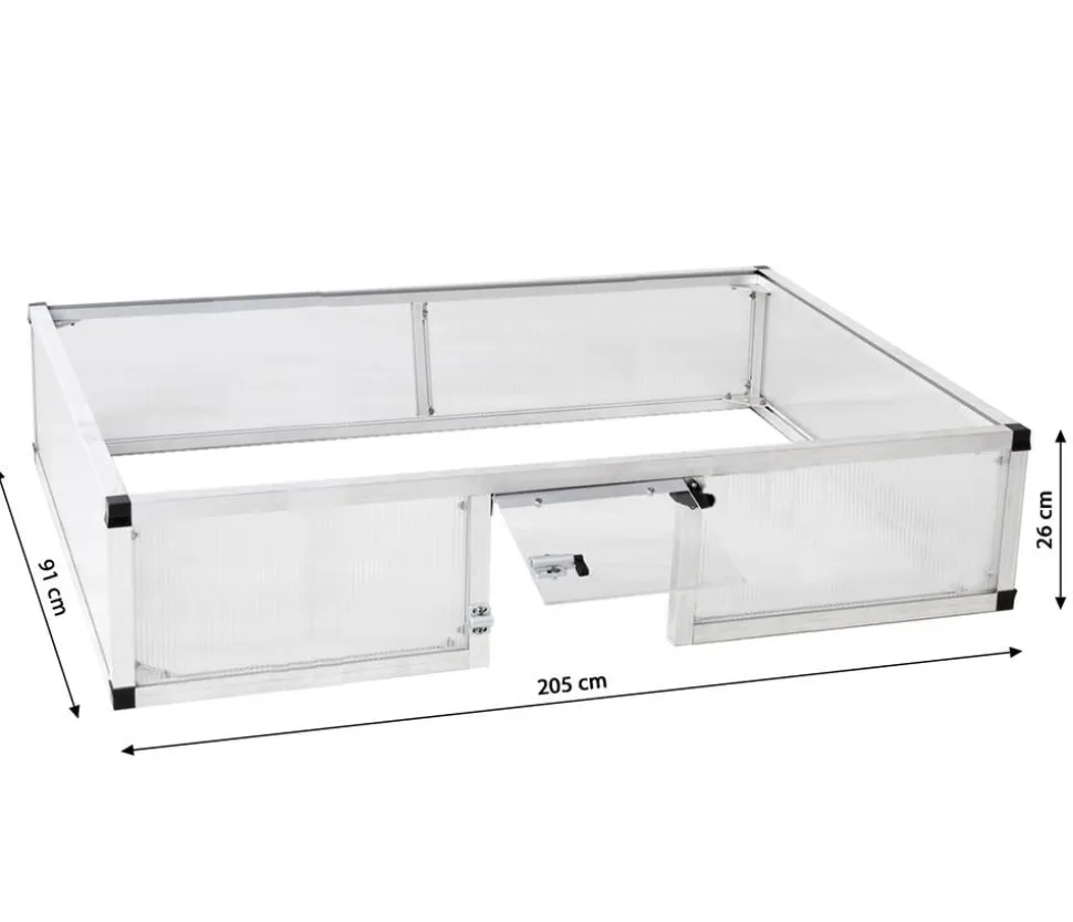 KGT Schildkröten-Unterbau für Frühbeet 210, ca. B205/H26/T91 cm
