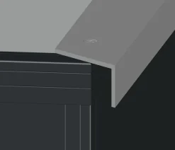KGT Schneckenkante für Aluminium-Hochbeet 130, ca. B120/T90 cm