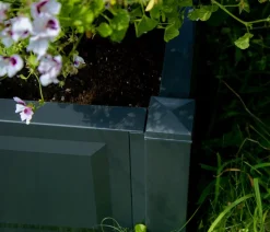 KHW Kunststoff-Gartenbank mit Rosenbogen Amsterdam, ca. B174/H207/T49 cm