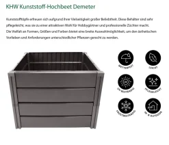 KHW Kunststoff-Hochbeet Demeter