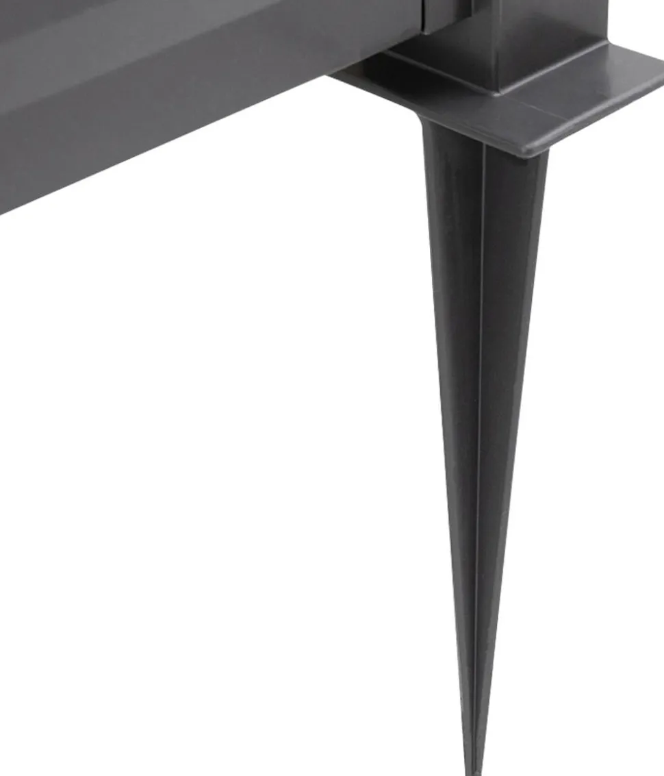 KHW Kunststoff-Spalier mit Erdspießen, ca. B43/H140/T6 cm