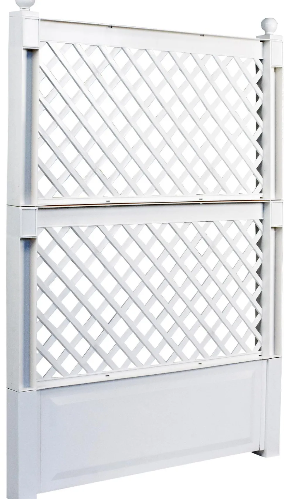 KHW Kunststoff-Spalier mit Erdspießen, ca. B100/H140/T6 cm