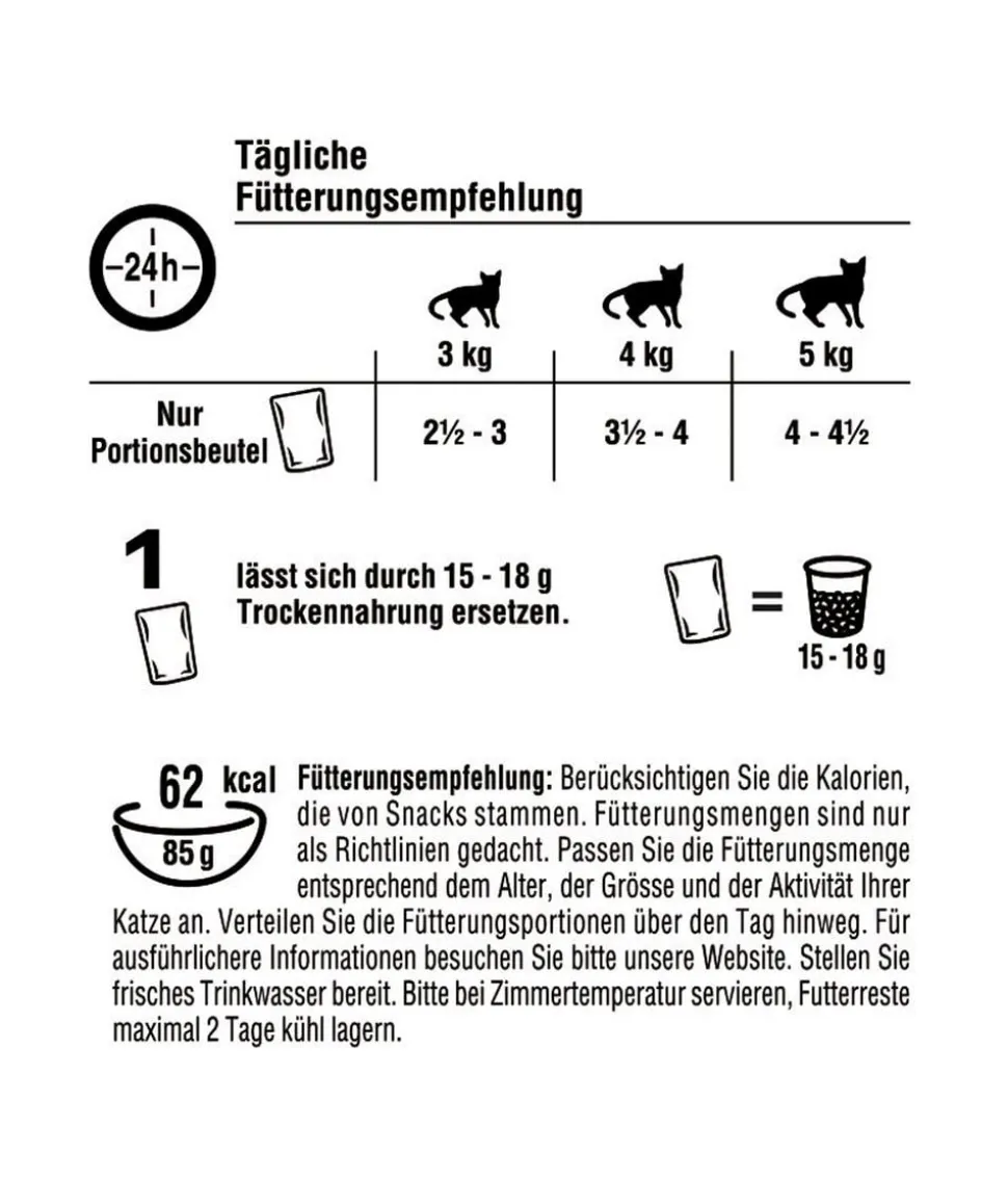 KITEKAT® Nassfutter für Katzen Multipack Bunte Vielfalt in Sauce, Adult, 48 x 85 g