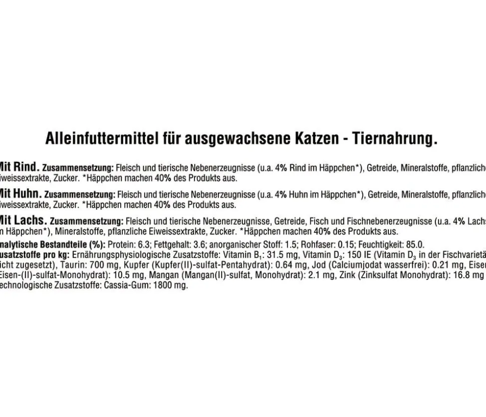 KITEKAT® Nassfutter für Katzen Multipack Markt-Mix in Gelee, Adult, 24 x 85 g