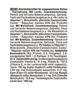 KITEKAT® Nassfutter für Katzen Multipack Fisch-Box in Gelee, Adult, 12 x 85 g