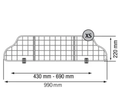kleinmetall® Auto-Hundeschutzgitter TraficGard