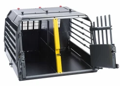 kleinmetall® Hundetransportbox VarioCage Doppelbox L, ca. B99/H65/T76-103 cm