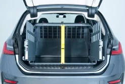 kleinmetall® Hundetransportbox VarioCage Doppelbox L, ca. B99/H65/T76-103 cm