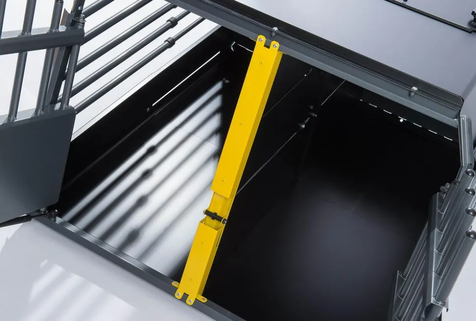kleinmetall® Hundetransportbox VarioCage Doppelbox L, ca. B99/H65/T76-103 cm