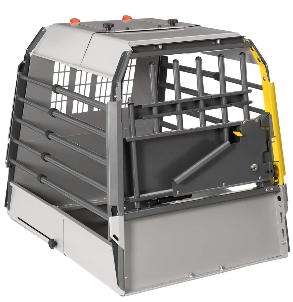 kleinmetall® Hundetransportbox VarioCage Kompakt, ca. B55,5/H65/T60-82 cm