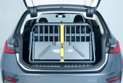 kleinmetall® Hundetransportbox VarioCage Doppelbox S, ca. B93/H59/T73-99 cm