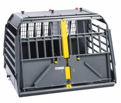 kleinmetall® Hundetransportbox VarioCage Doppelbox S, ca. B93/H59/T73-99 cm
