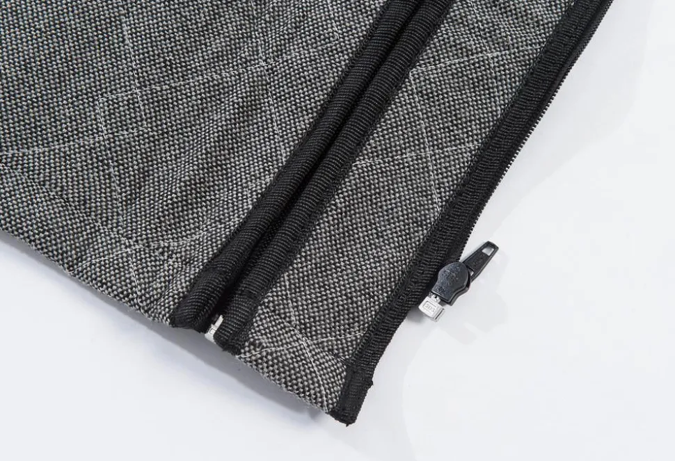 kleinmetall® Rücksitzschondecke Prestige, grau, ca. B155/H55/T140 cm