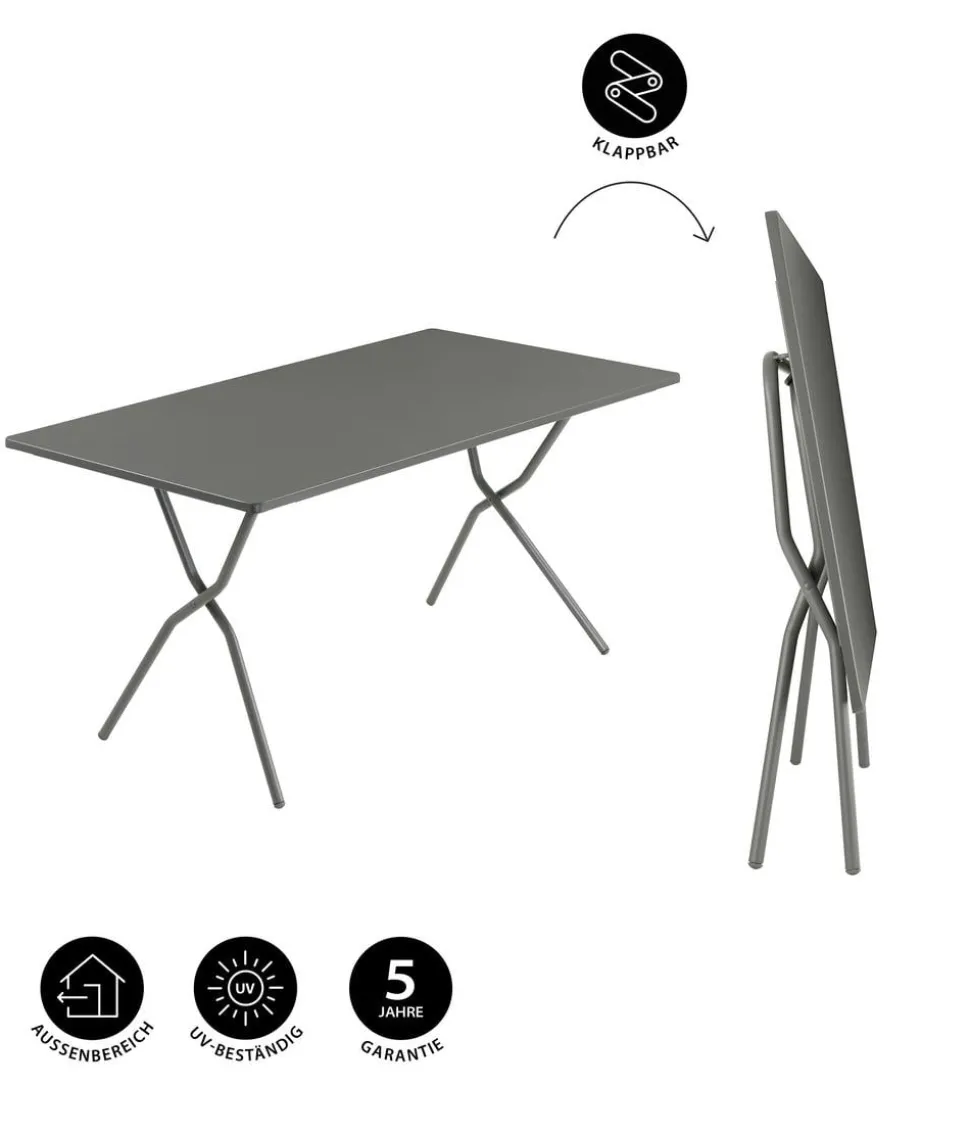 Lafuma Klapptisch Balcony Tab 140, ca. B140/H72/T80 cm