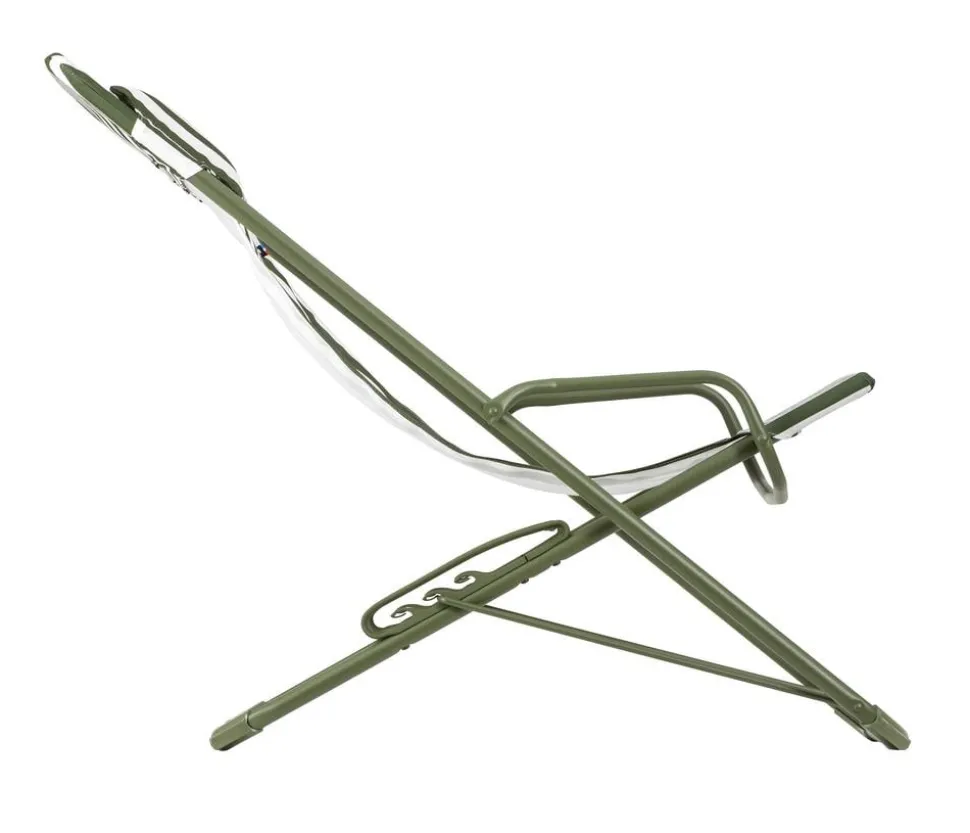 Lafuma Liegestuhl Transaswing gestreift, ca. B60/H70-91/T83-100 cm