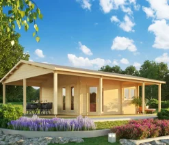 Lasita Maja Ferienhaus Blue Nile, ca. B940/H333,2/T756 cm