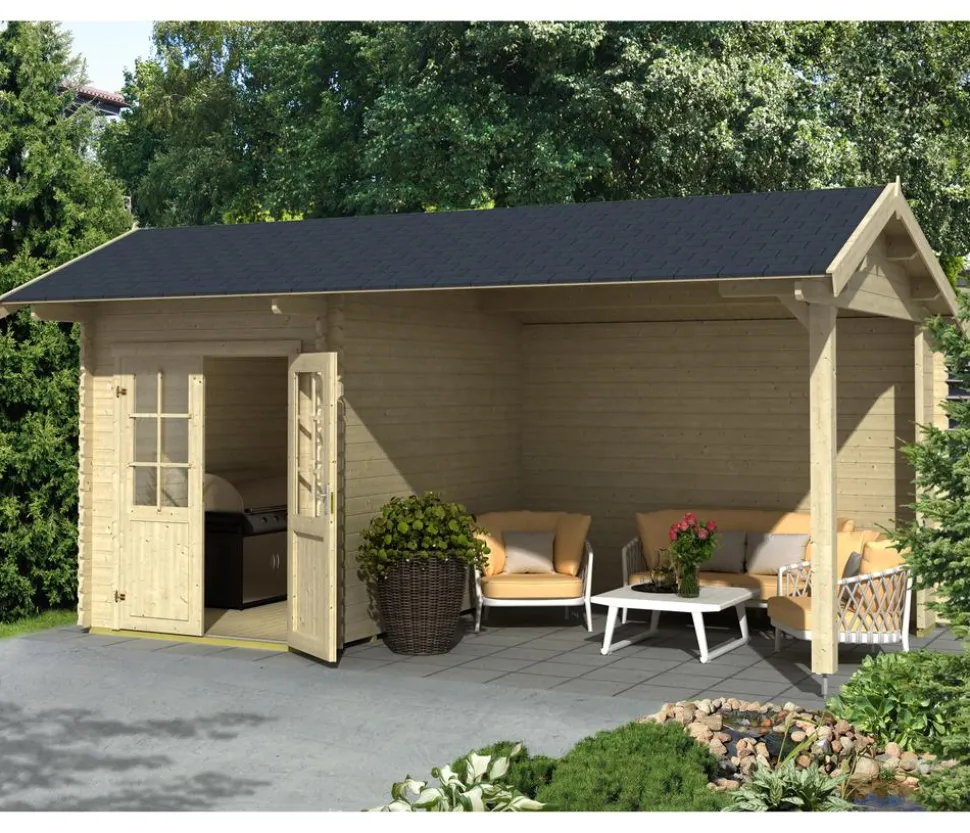 Lasita Maja Gartenhaus Kenzo, ca. B580/H273,6/T389,3 cm