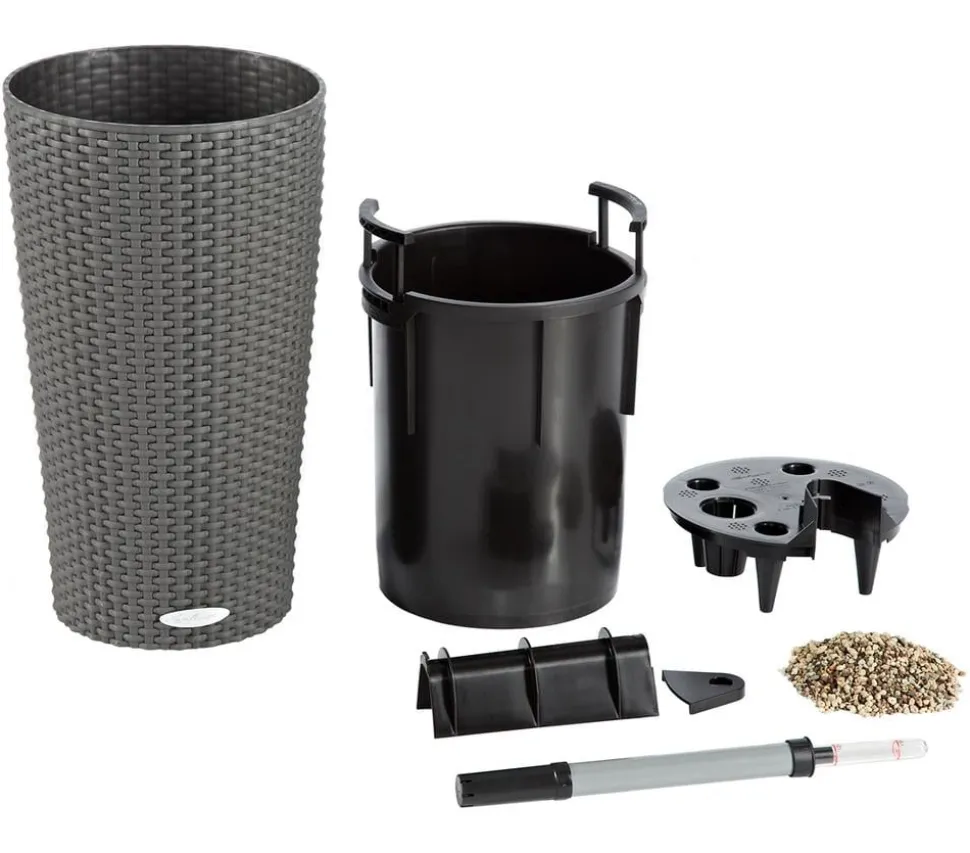 LECHUZA® Cilindro Cottage Pflanzgefäß, rund