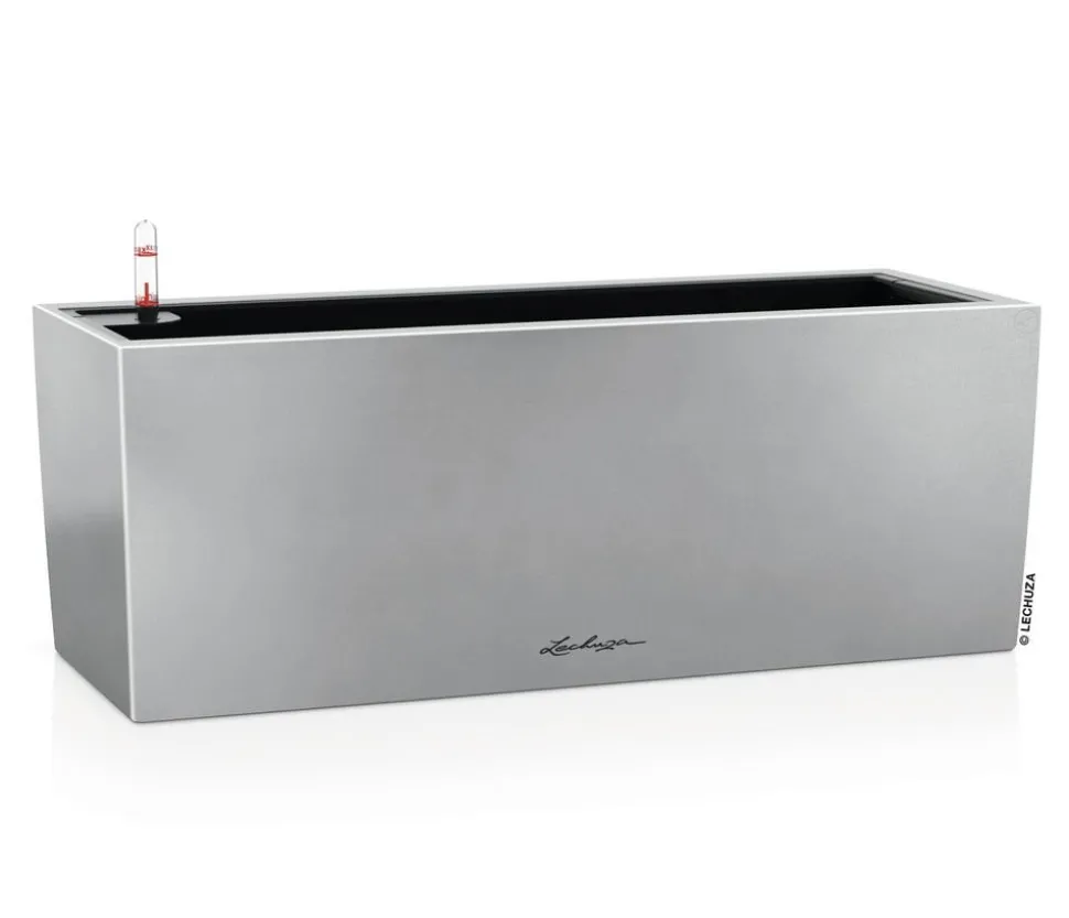 LECHUZA® Edelstahl-Kasten Balconcera Steel, rechteckig