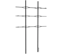 LECHUZA® Trio Cottage Rankgitter, schwarz, ca. B86/H135 cm
