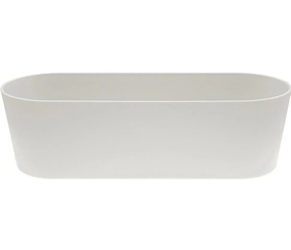 LENI Kunststoff-Jardiniere Flori, oval, ca. B36/H11/T14 cm