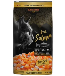 Leonardo Trockenfutter für Katzen Adult fresh Salmon, Lachs