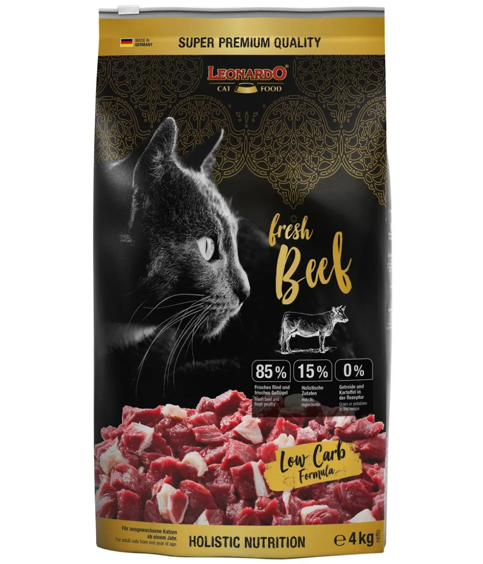 Leonardo Trockenfutter für Katzen Adult fresh Beef, Rind