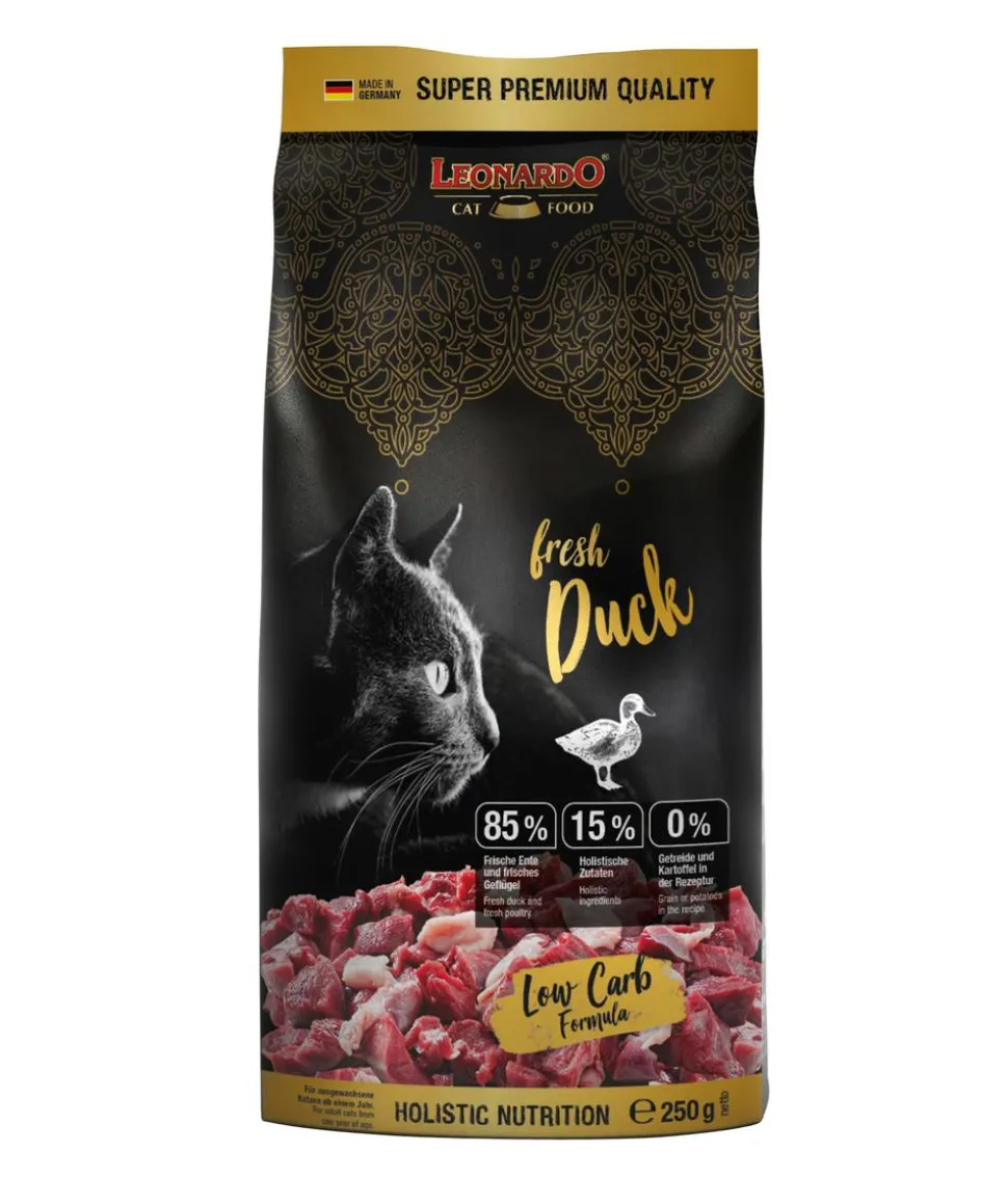 Leonardo Trockenfutter für Katzen Adult fresh Duck, Ente