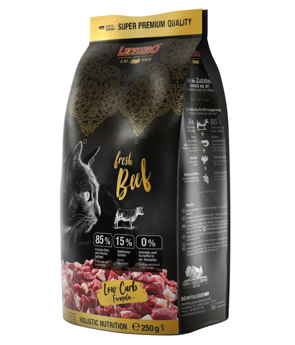Leonardo Trockenfutter für Katzen Adult fresh Beef, Rind