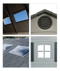 Lifetime Gerätehaus Residenz, ca. B457,2/H243,84/T243,84 cm