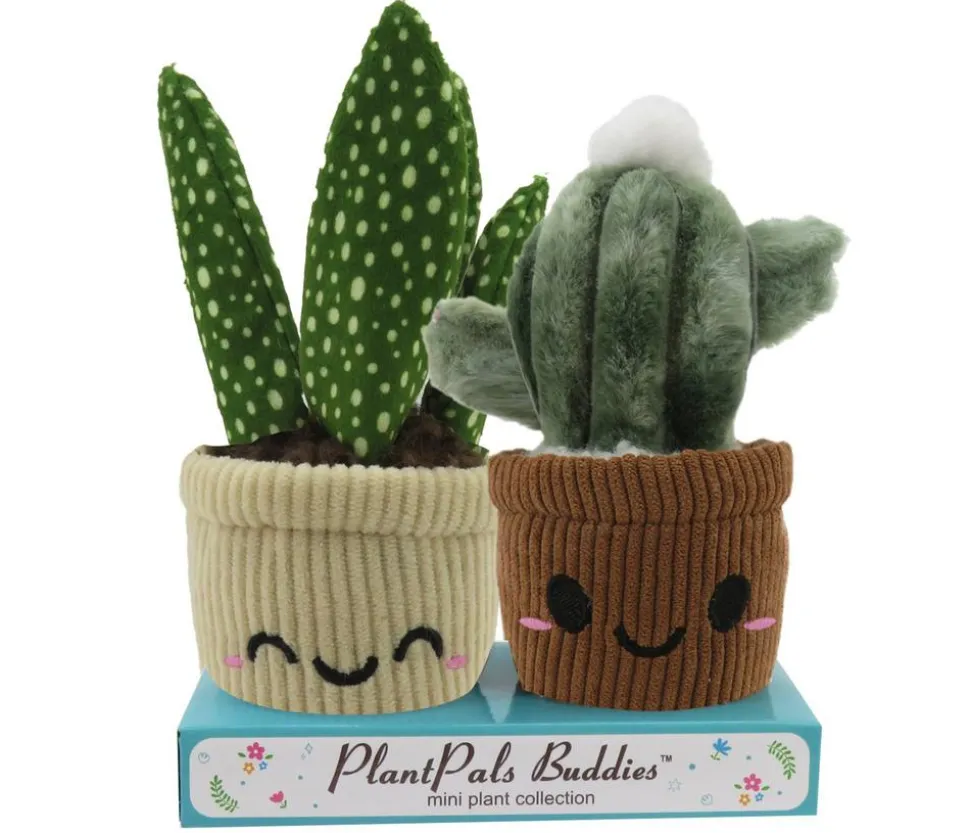 Linzy Toys Plüschpflanzen-Set Kaktus, 2-teilig, ca. B16/H18,5/T8 cm