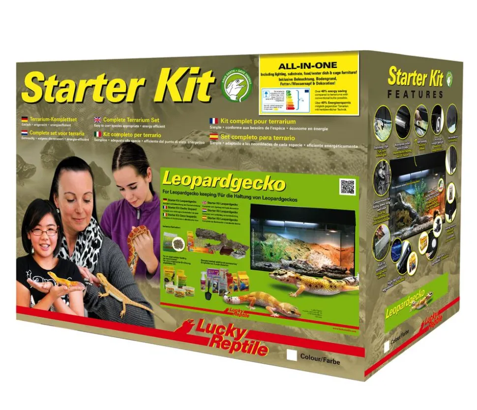Lucky Reptile Starter Kit Komplettset Leopardgecko, ca. B80/H52/T40 cm