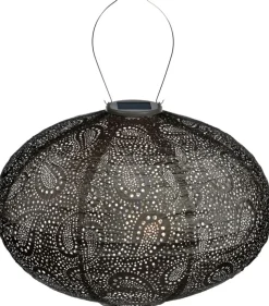Lumiz Solar-Lampion Oval Paisley, ca. Ø40/H27 cm