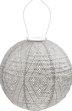 Lumiz Solar-Lampion Round Ikat, ca. Ø30/H29 cm